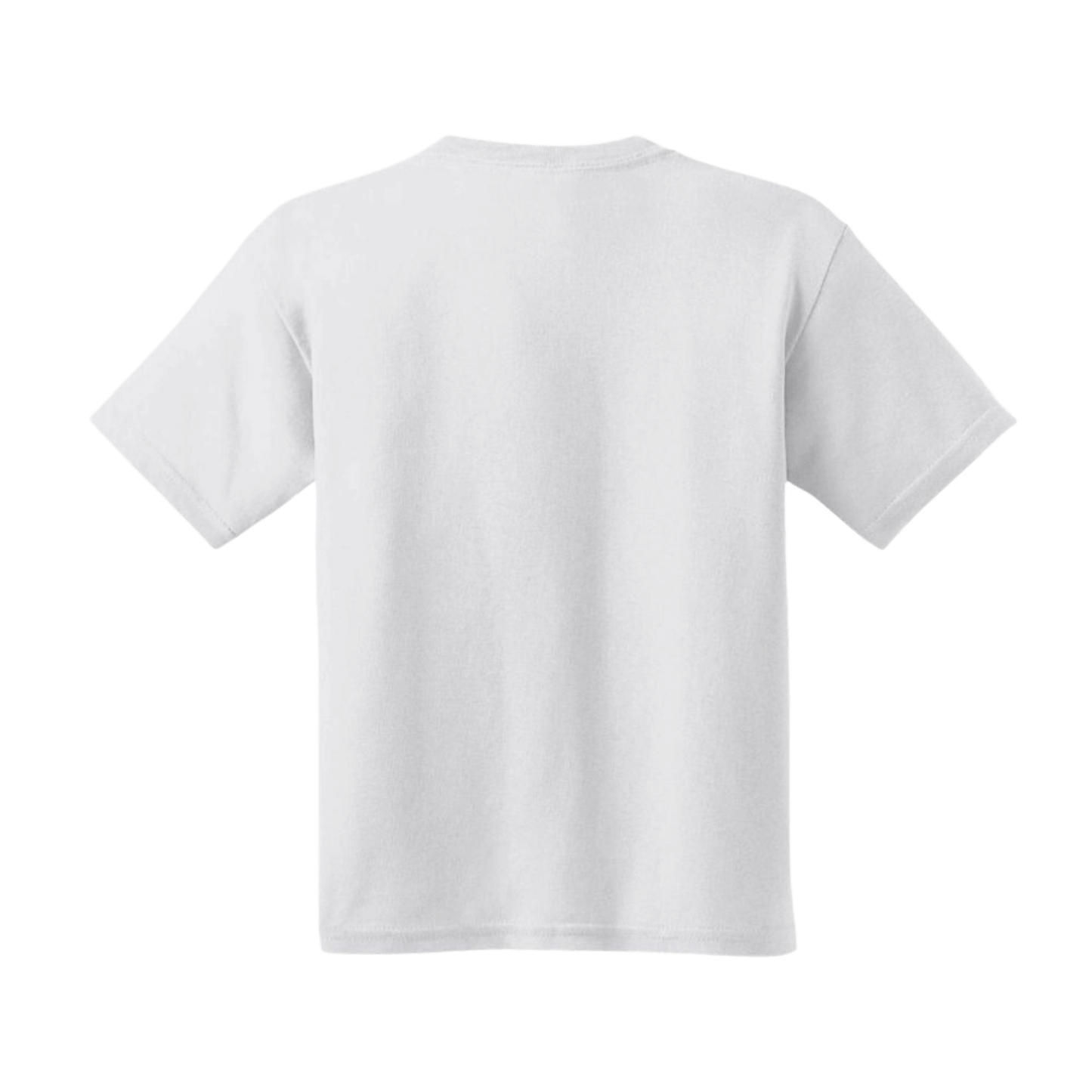 Custom Design Standard Unisex White Cotton Tee