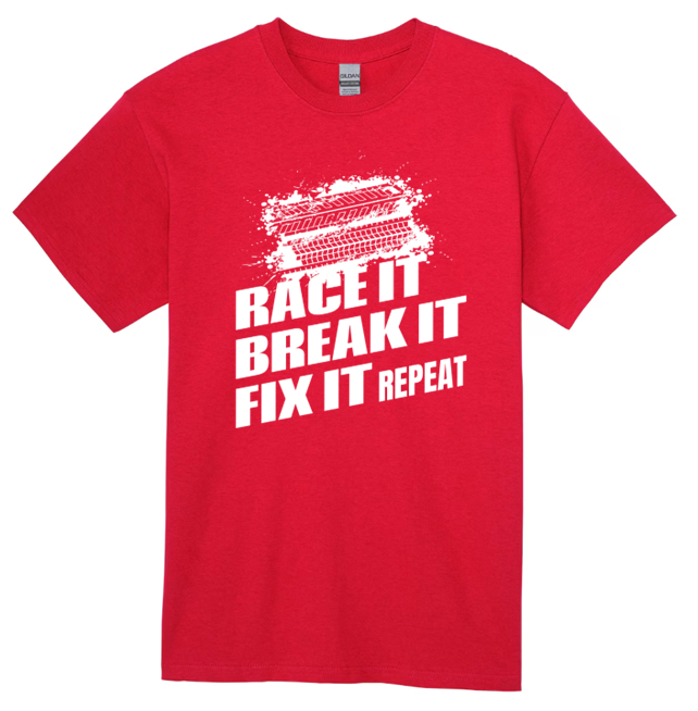 RACE IT BREAK IT FIX IT TEE